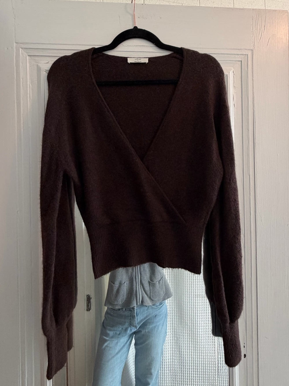 SoftSpoke™ Dear Wrap Sweater Rich Mocha Brown